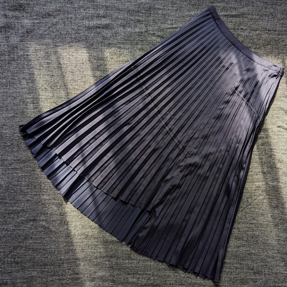 Something Else by Natalie Wood Pleated Maxi Skirt, Size 8